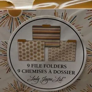 Lady Jayne Ltd | Office | New File Folder Set 9 File Folders 3 Each Of ...